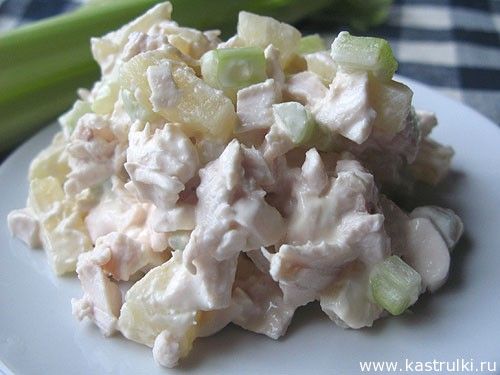 Курица сельдерей салат Курица сельдерей салат